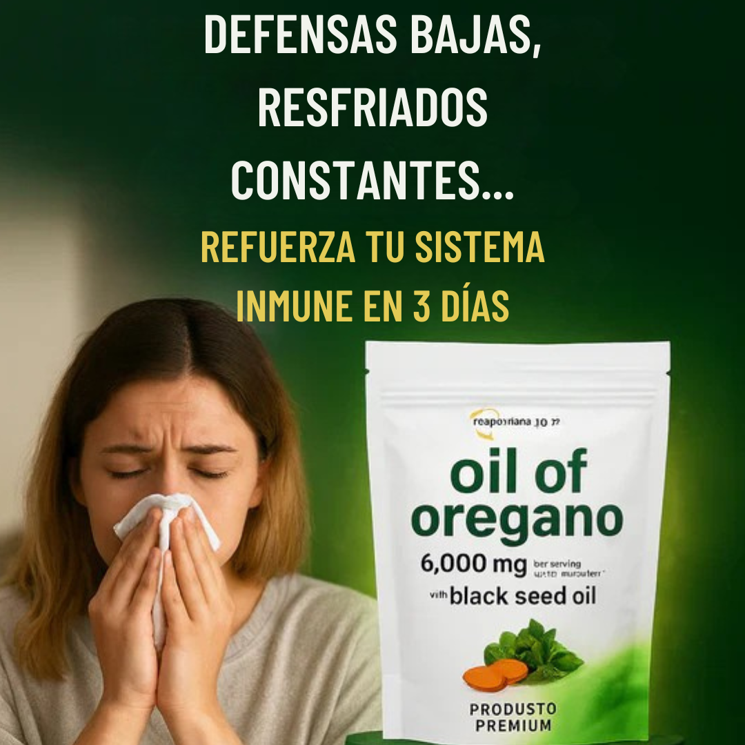 Aceite de Orégano Orgánico | Elimina Hongos, Bacterias y Desinflama tu Cuerpo 🛡️