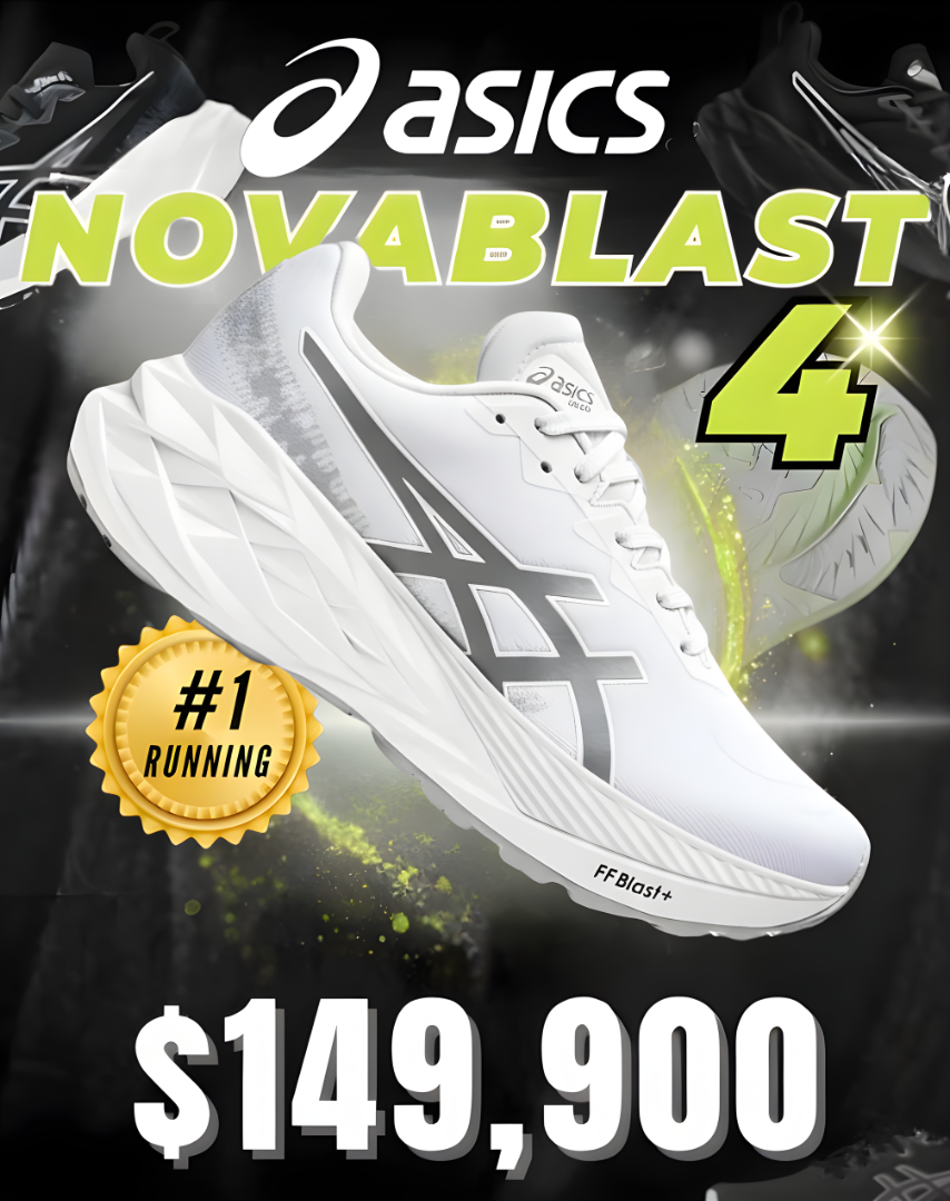 ¡OFERTA BLACK FRIDAY! ASICS NOVABLAST 4 ORIGINAL UNISEX + ¡MEDIAS NIKE DE REGALO!