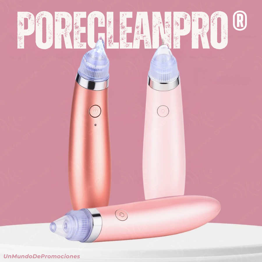 PoreClean Pro® – El secreto de miles en Colombia para eliminar puntos negros, poros abiertos y grasa en minutos. Incluye 4 cabezales + manual de regalo 😱💨